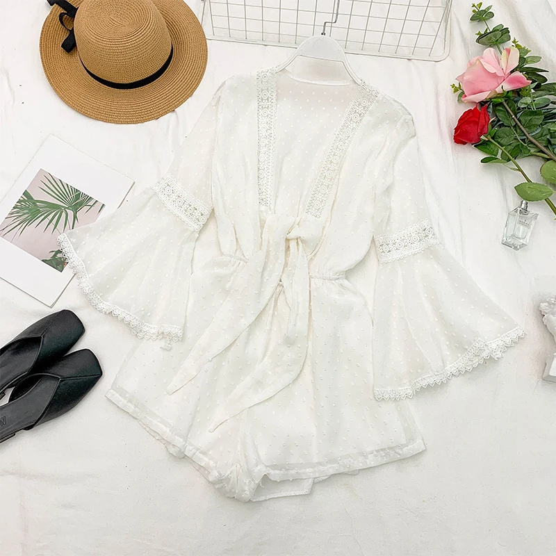 2019 новые модные женские комбинезоны комбинезон Повседневный с высокой талией в