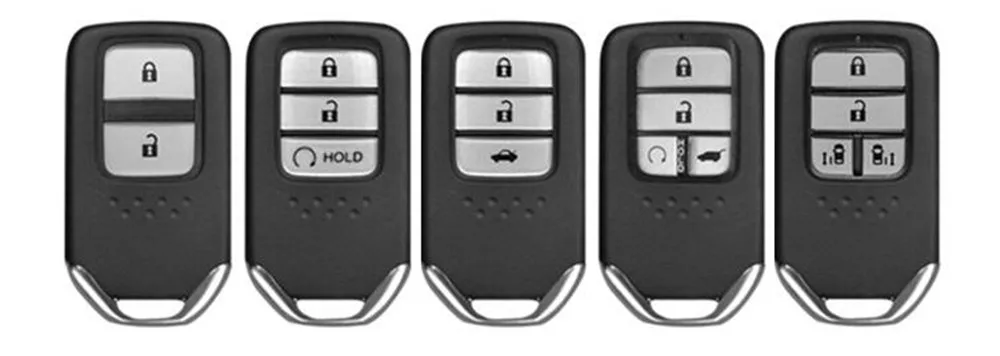 Чехол для ключей из углеродного волокна+ оцинкованный сплав для Honda CRV пилотное соглашение Civic Fit Freed keyless вход