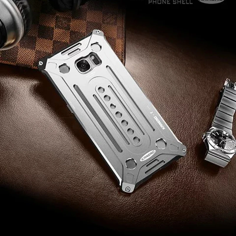 Высокое качество металла Алюминий рамка чехол Coque бронированный жесткий