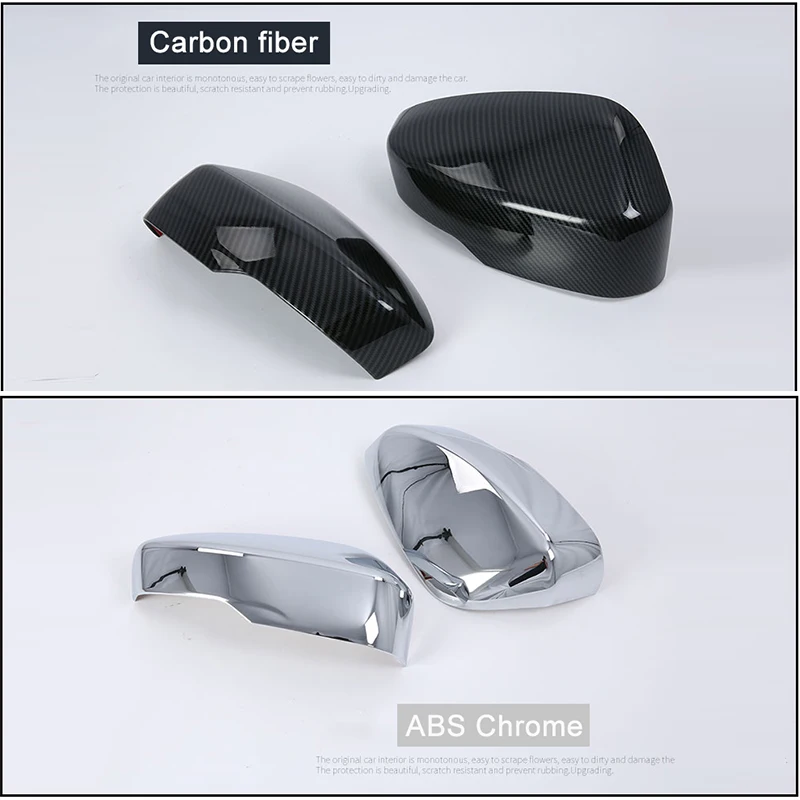 Car Styling Rearview Mirror Covers Side Wing Cap Shell Protective Case Trims For Mitsubishi Eclipse Cross 2018 2019 Accessories |