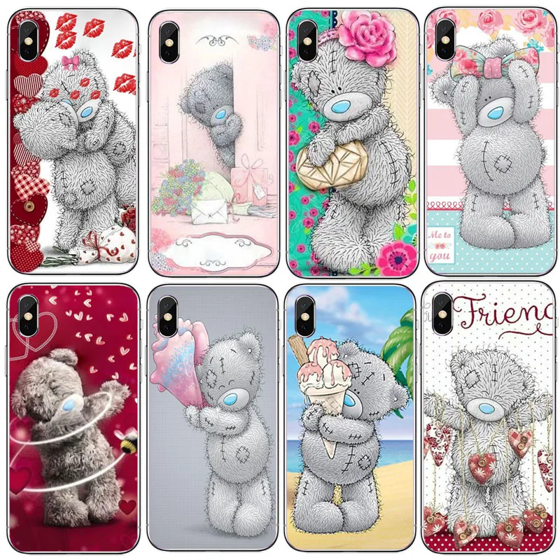 Силиконовый чехол для телефона iphone XS Max Tatty Teddy Me To You Bear чехлы телефонов iPhone 6S 7 8plus XR