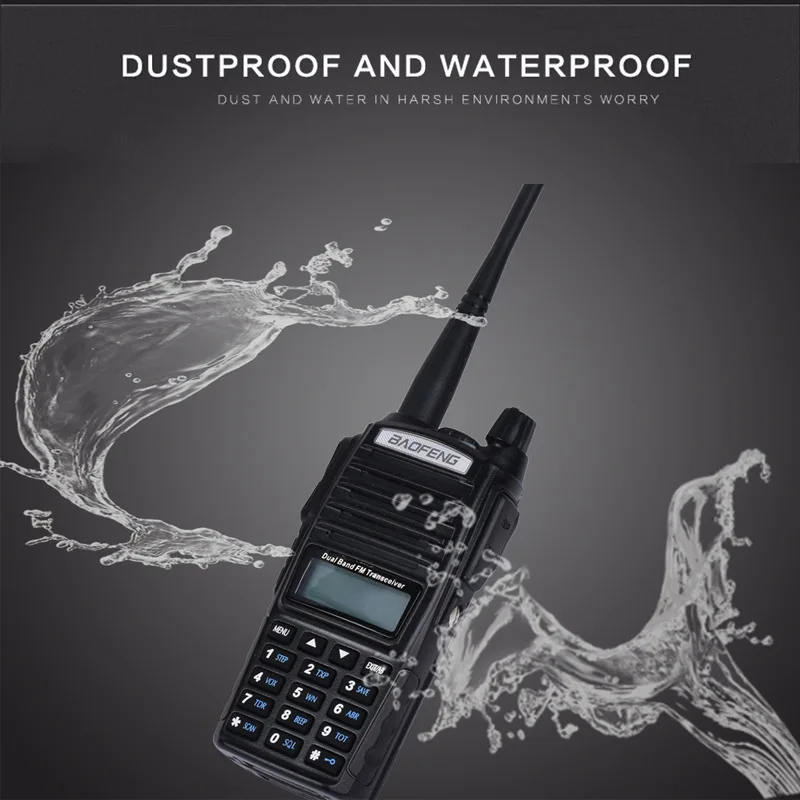 Портативная рация baofeng UV-82 walkie-talkie portable radio UV 82 walkie talkie handphone кошелек 10 KM охотничье