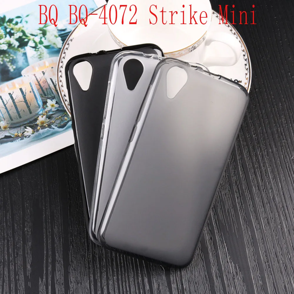 Чехол для BQ BQ-4072 Strike Mini 4072 мягкая гелевая задняя защитная крышка из ТПУ оболочка