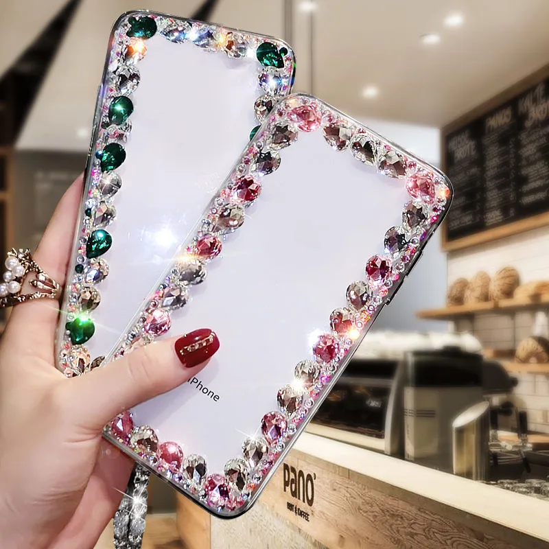 Phone Case Transparent Diamond Drop-proof Shell Suitable For Huawei Maimang 6 Mobile | Мобильные телефоны и аксессуары