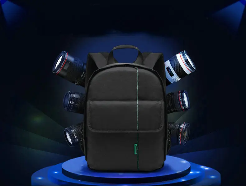 Новая Профессиональная Большая сумка для камеры рюкзак DSLR SLR Nikon Canon Sony Fuji Pentax Samsung