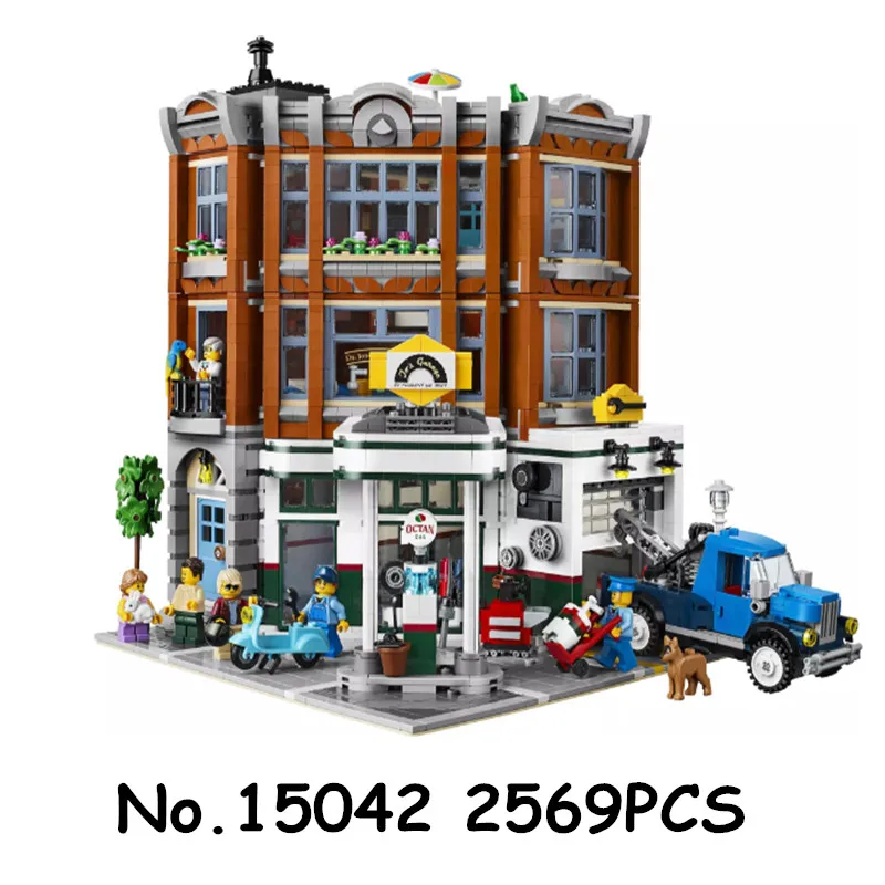 Lepinblocks creator City 15003 15004 15005 15042 строительные блоки Совместимые 10224 10197 10211 игрушки для детей