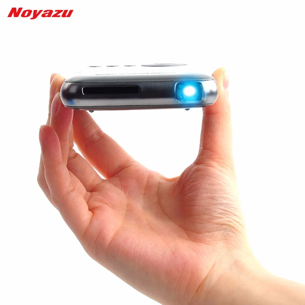 Noyazu 1500 люмен 32 ГБ HDMI в мини DLP проектор Bluetooth 4.0 Android Smart Портативный карманный