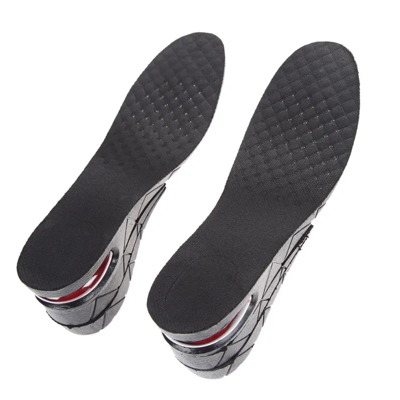 1 Пара Спорт Стельки Воздушной Подушке Пятки 7 СМ 3-слойная Вставить увеличение