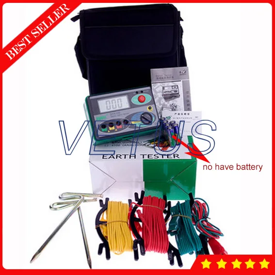 DY4100 цифровой тестер сопротивления заземления|ground resistance tester|resistance testerground |