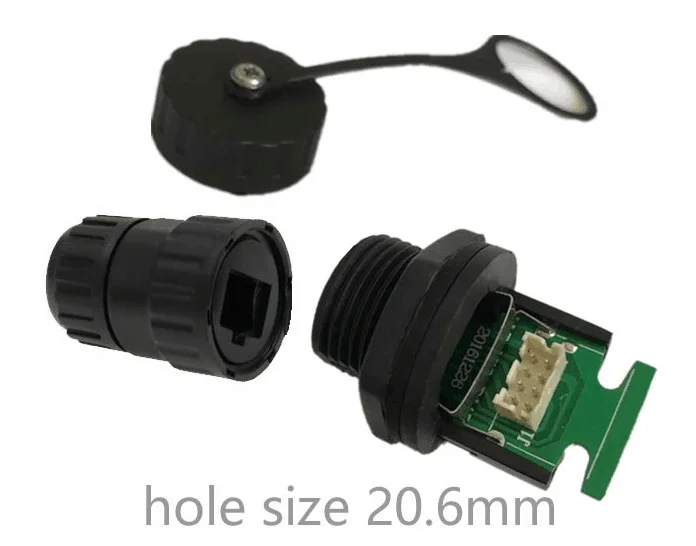 Разъем для печатной платы M19 RJ45 разъем подключения к сетевому Интерфейсу Ethernet с