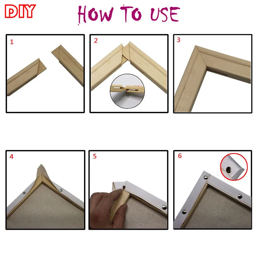 Холст стены искусства PictureDIY живопись масляными красками по цифровому изображению Волк король картина