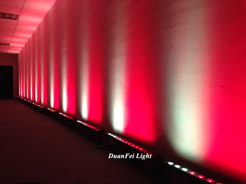 4 лот 14*30 Вт COB 3in1 rgb pixel led настенная шайба бар ip65 наружная Ландшафтная Светодиодная