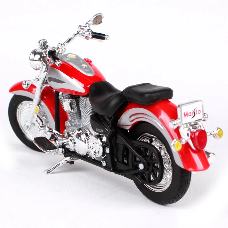 Maisto 1:18 2001 road star red литье под давлением для мотоцикла yamaha модель мотоциклетная