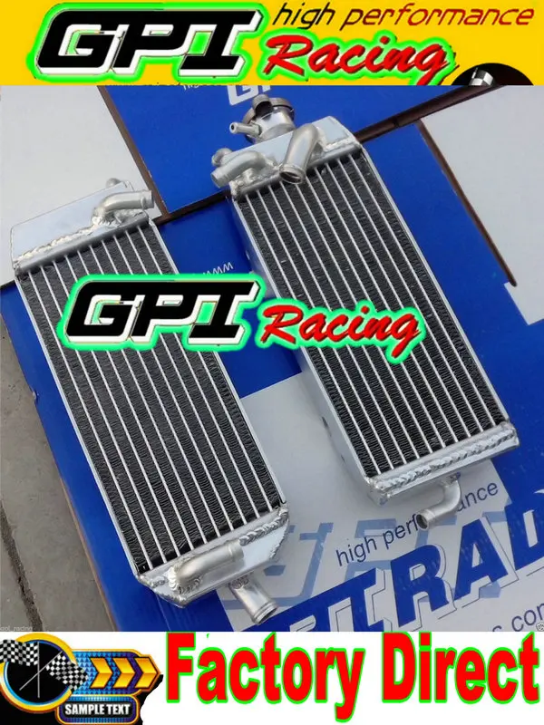 GPI R & L алюминиевый радиатор + шланг для suzuki RM125 RM 125 1998 2000 1999 98 99 00|suzuki radiator hose|suzuki