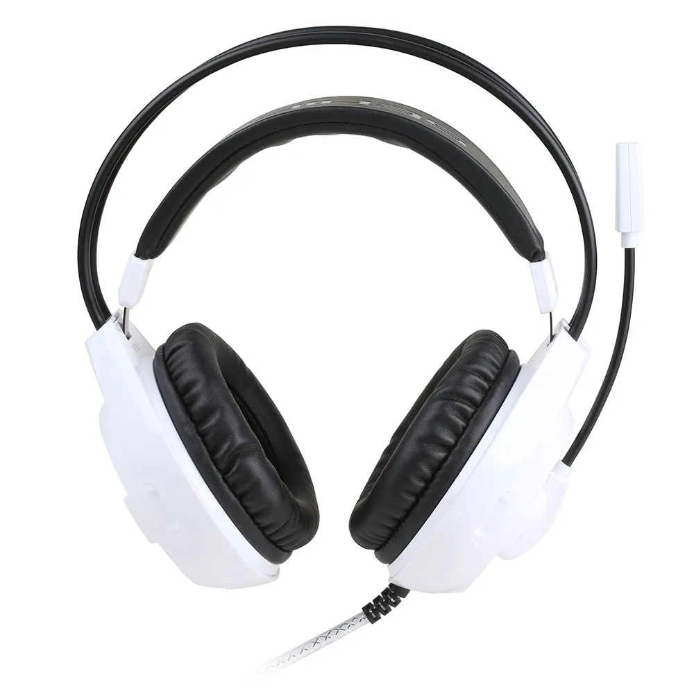 Оригинальная Проводная игровая гарнитура SENICC W251, геймерские наушники, светодиодный светильник, микрофон для PS4, ПК, игр, 3,5 мм и USB разъем