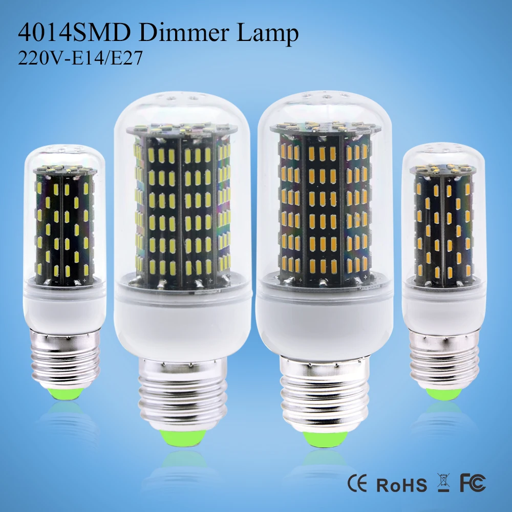 10X 10 Вт 5 диммируемая Светодиодная лампа E27 E14 SMD4014 Светодиодный прожектор Ampoule