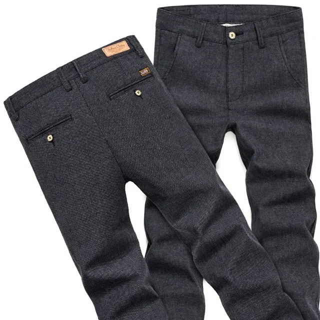 Для мужчин s Regular Fit черный темно синий костюм брюки для девочек модное платье
