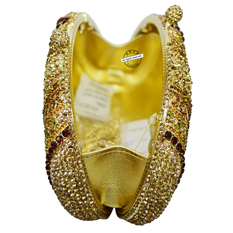 Женская вечерняя сумка Стразы с кристаллами и бриллиантами Классическая