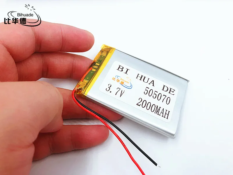 

Li-Po 3.7V,2000mAH,505070 ( polymer lithium ion battery ) Li-ion battery for tablet pc,GPS,mp3,mp4,cell phone,speake