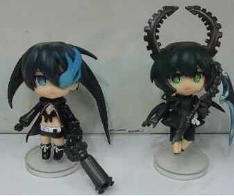 2 шт./компл. 10 см Black Rock Shooter фигурки аниме ПВХ brinquedos Коллекция Цифры Игрушки для