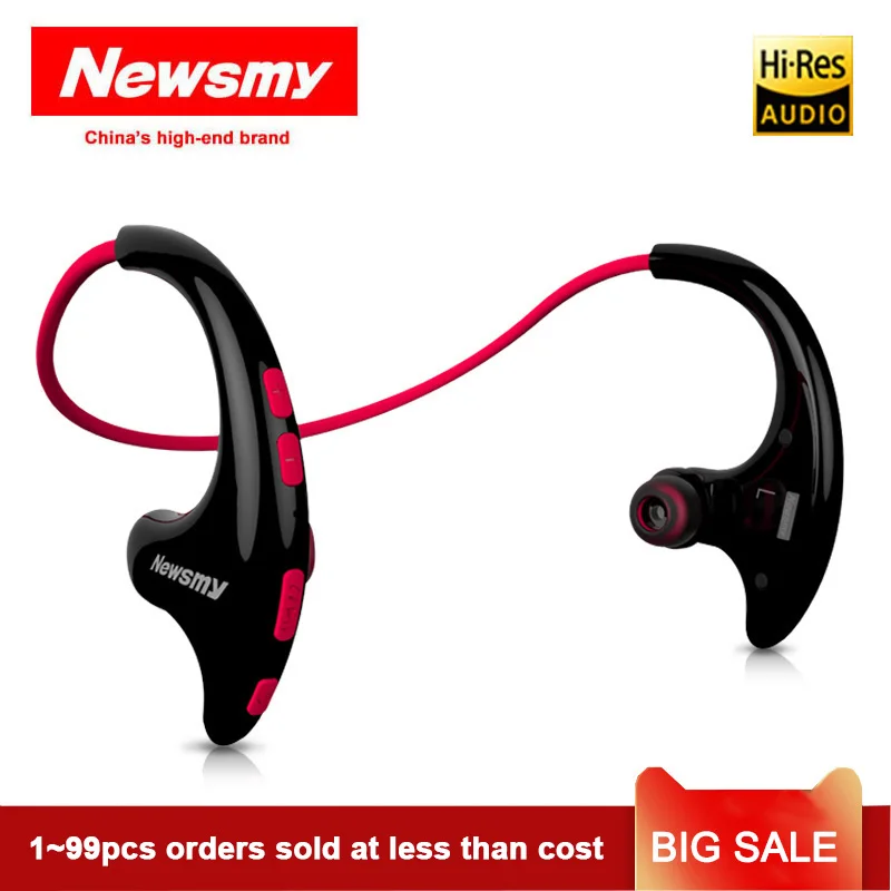 Newsmy Q10 8GB блютус наушники Mp3 Hi Fi MP3 музыкальный плеер стерео Bluetooth гарнитура
