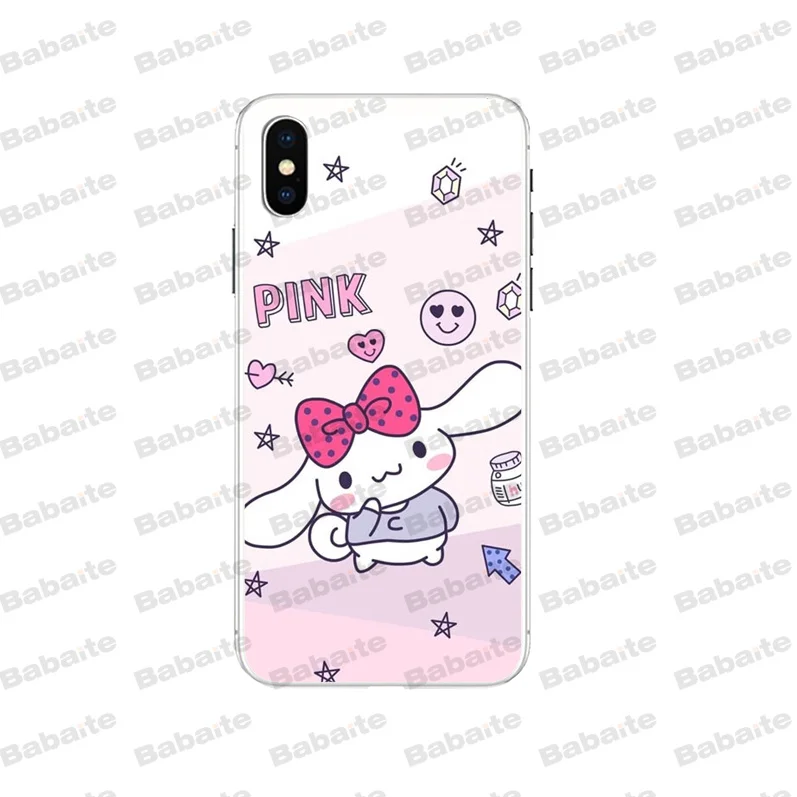 8 Babaite cinnamoroll Модный чехол для телефона с принтом, аксессуары для Apple iPhone 8 7 6 6S Plus X XS max 5 5S SE XR - Цвет: 8