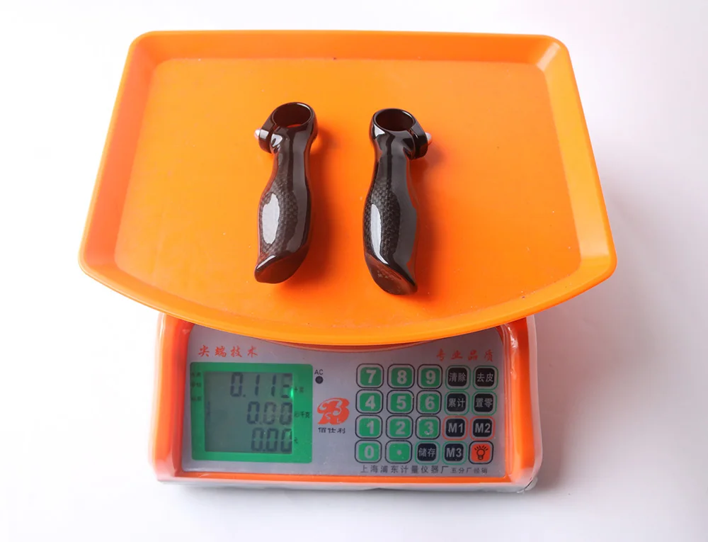 Наконечники руля велосипеда из углеродного волокна для горного 22 2 мм глянцевые