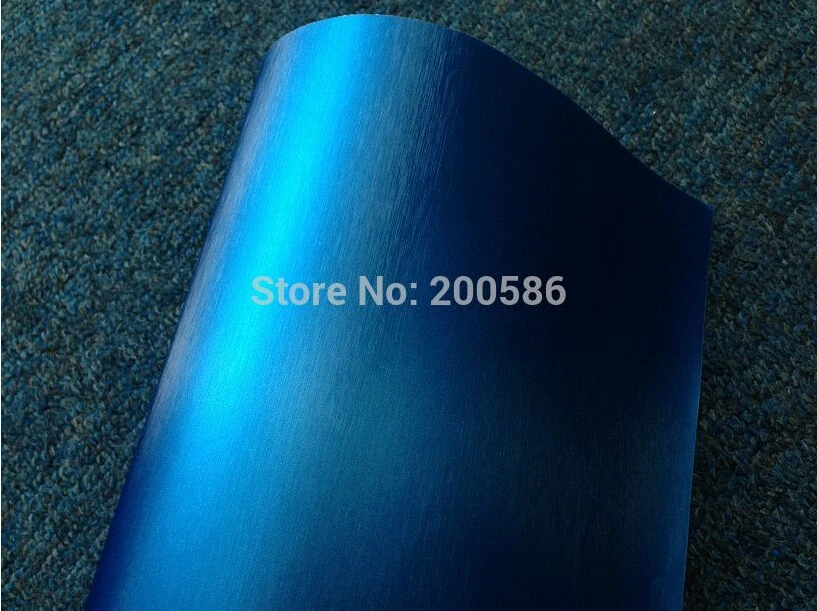 Матовая хромированная матовая светло-голубая стальная виниловая пленка для