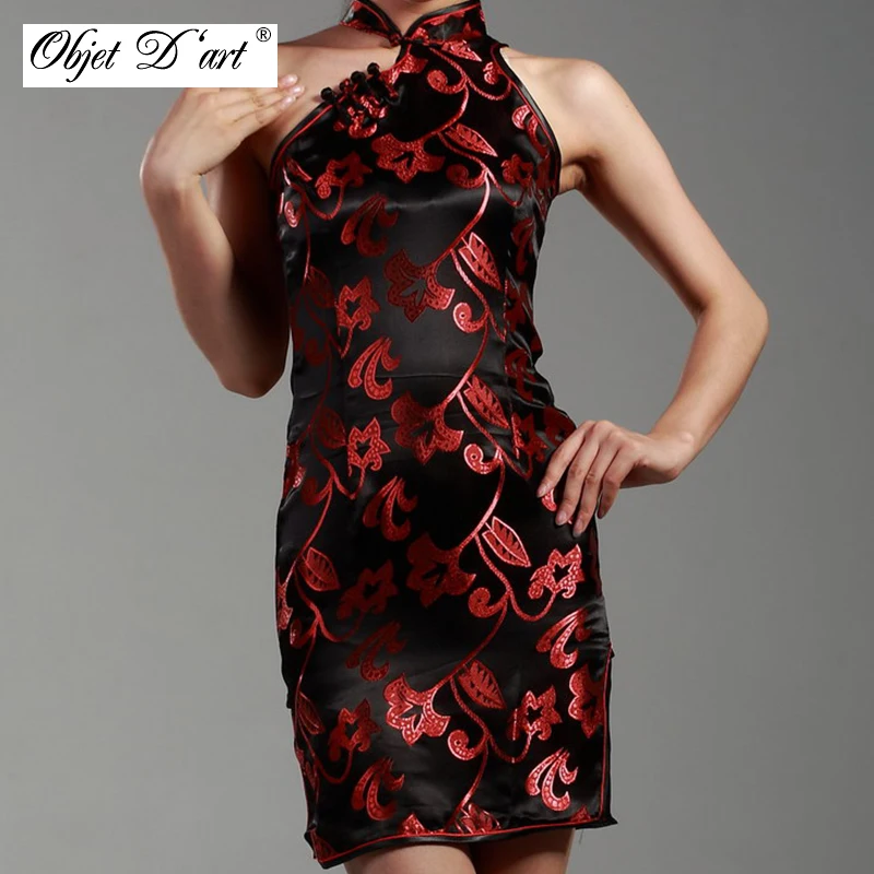 Оптовая продажа сексуальное великолепное винтажное китайское платье женское