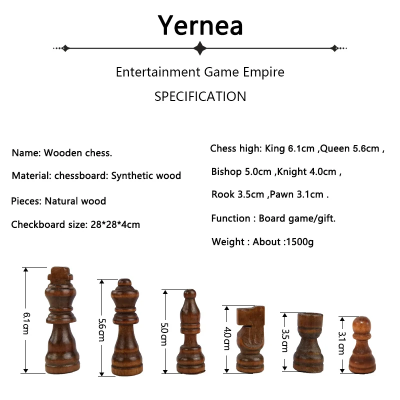 Деревянный журнальный столик Yernea с новым узором профессиональные шахматы