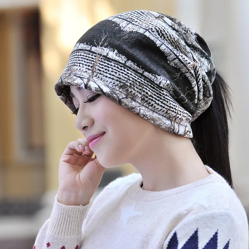 

hat for men and women for elastic cotton jacquard outdoor riding wind shield collar double use 0265