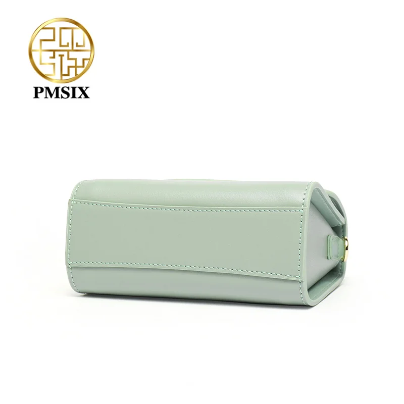 PMSIX модная кожаная женская сумка с цветочным принтом длинные ремни на плечо