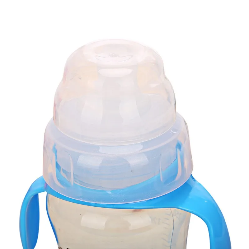 1 шт. Детская Бутылочка с оленем и ручкой 240 мл|baby drinking bottle|baby straw bottlebaby bottle with |