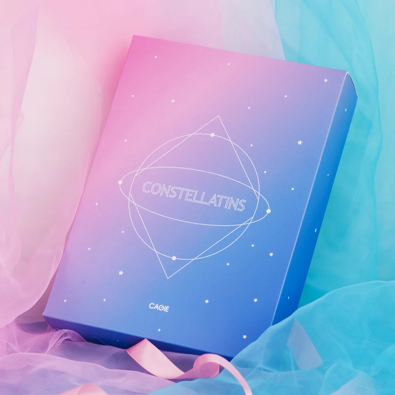 CAGIE DIY 12 Constellations Diamond-encrusted Lock Diary Cute Personal Journal Travelers Notebook Best Graduation Gift | Канцтовары для