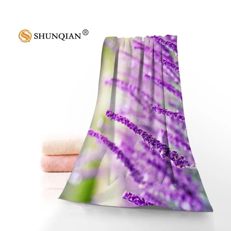 

Purple Lavender Towels Microfiber Bath Towels Travel,Beach,Face Towel Custom Creative Towel Size 35X75cm And 70X140cm A9.25