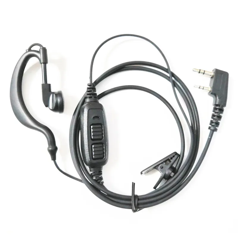 2pcs Baofeng 2 Pin Dual PTT Earpiece Earphone Headset For UV-82 UV-82HP UV-82XH UV-8D Plus UV82 UV82XH UV8D Walkie Talkie radio | Мобильные
