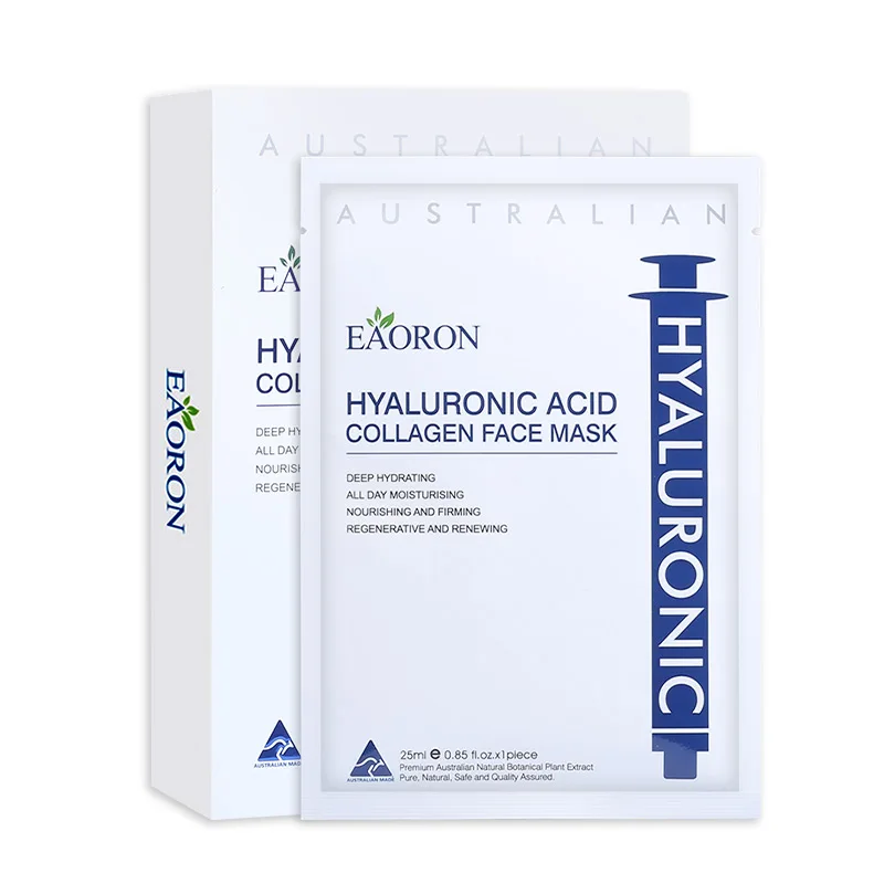 

Eaoron Hyaluronic Acid Collagen Hydrating Face Mask 5PCS Moisturizing Mask Australia Hottest Product Now Skin firmness & glow