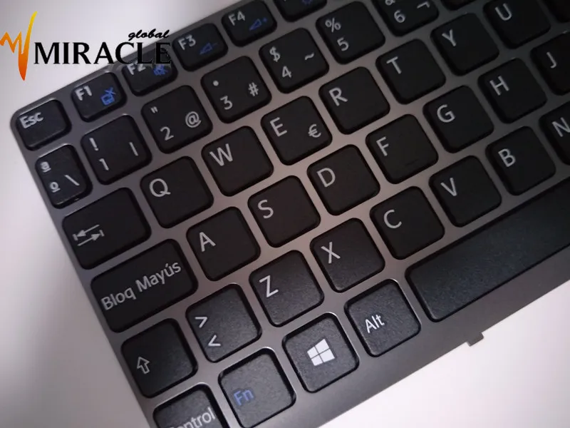 Починить вас жизнь AEHK5P020203A 9Z.N6CSQ.K0S для Sony Vaio SVE15 SVE-15 SVE151 SVE1511 испанский язык
