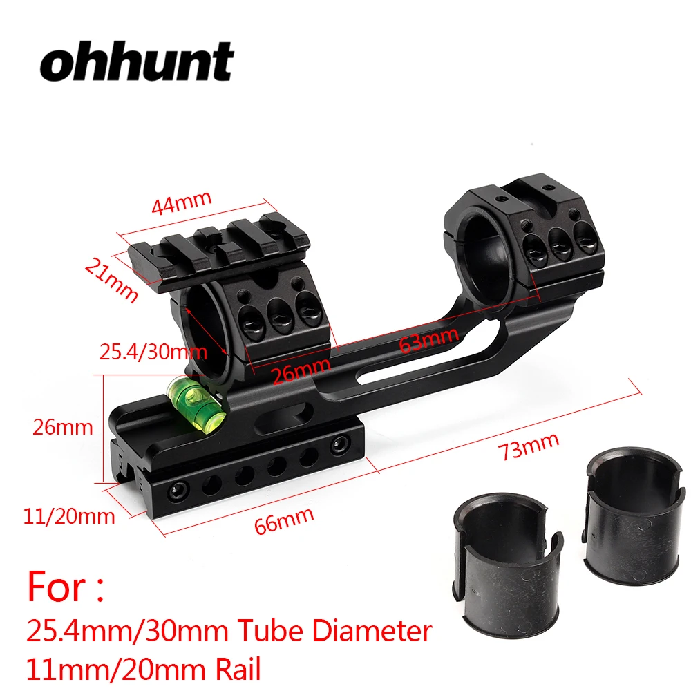 Ohhunt 11 мм 3/8 &quotласточкин хвост 20 Пикатинни Вивер кольца для прицела винтовки охоты