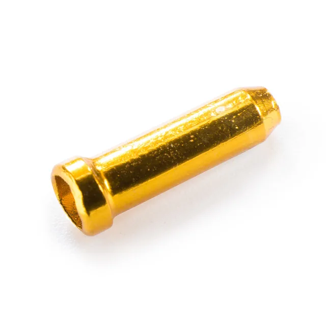 10pcs Gold 10 шт., ZTTO, MTB, для шоссейного велосипеда, Внутренний провод, торцевые колпачки, тормозной переключатель, трос, наконечники, провод, тормоз, переключатель, щипцы, Аксессуары для велосипеда - Цвет: 10pcs Gold