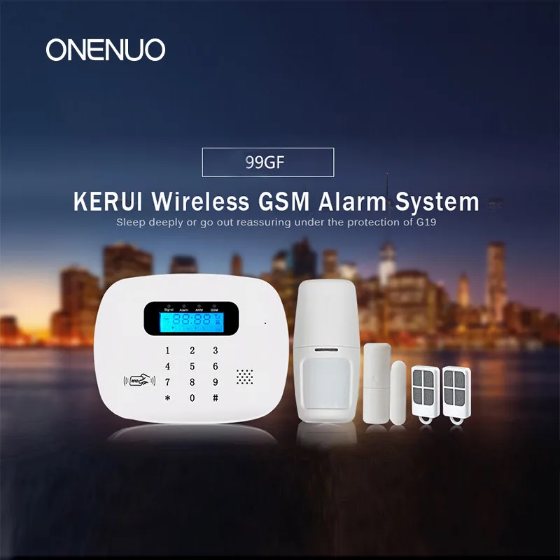 Беспроводная Анти Вор домашняя система охранной сигнализации GSM & RFID