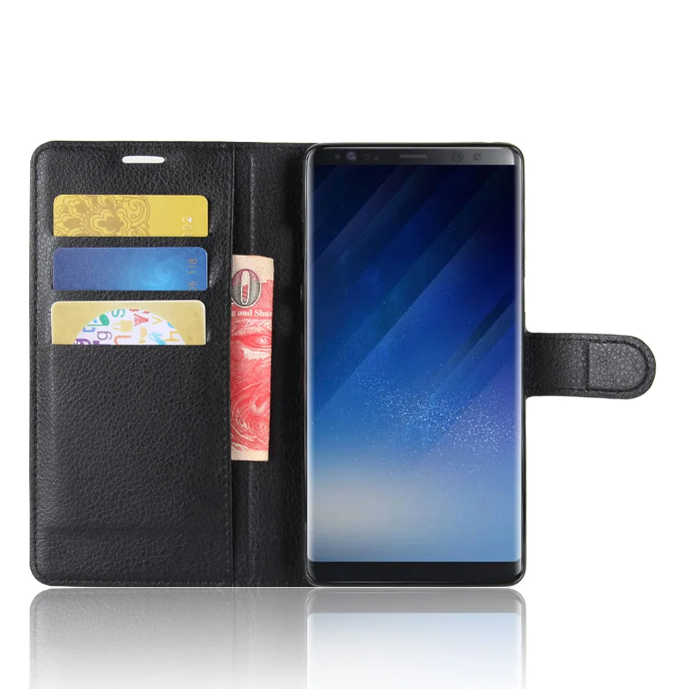 Кожаный бумажник чехол для samsung Galaxy S3 S4 S5 мини Активный Спорт S6 S7 S8 Edge Plus Note 3 Neo 4 5 8