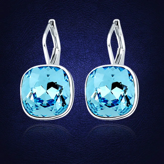 Роскошные Висячие серьги для женщин с кристаллами Сваровски Изящные Ювелирные