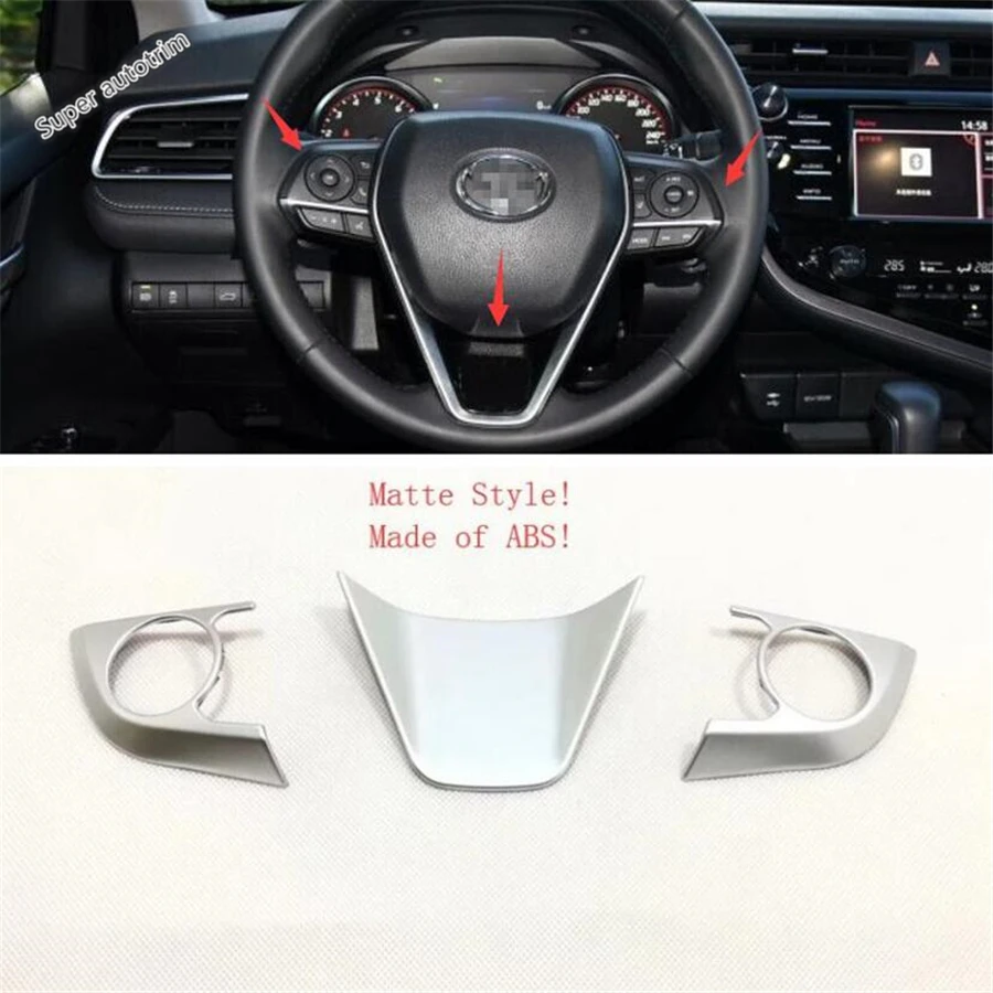 Автомобильная рулевая лента для колес Lapetus матовая обшивка/Углеволокно ABS TOYOTA RAV4