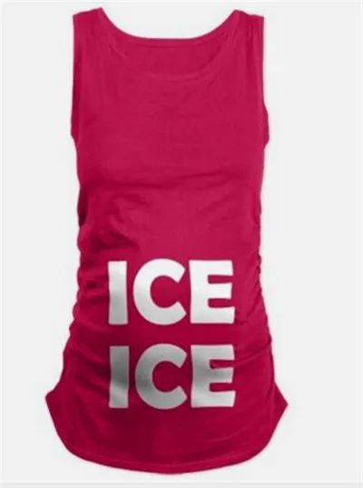 Летний стиль K113 2016 новое поступление женский топ на бретелях Pegnant майки с принтом