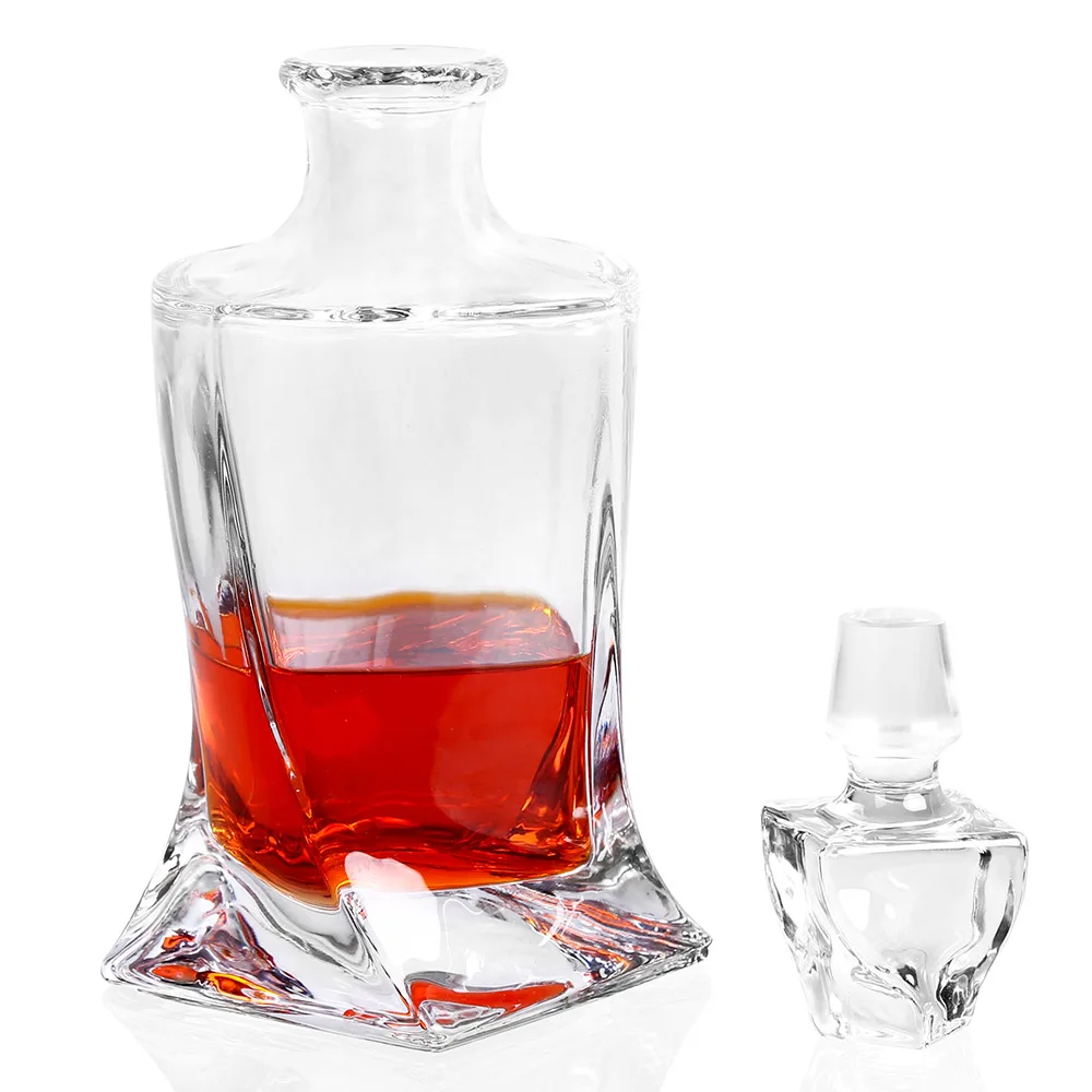 3301 1bottle 1 графин(750 мл) 6 стакан для виски es Beautiful Everest горный Графин Набор Ограниченная серия роскошное бессвинцовое Хрустальное стекло - Цвет: 3301 1bottle