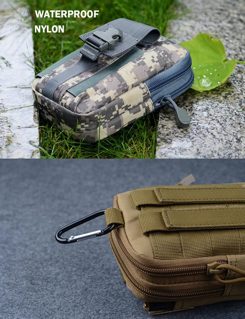 Мужская тактическая Сумка Molle, поясная сумка, маленький карман, военная поясная сумка, чехлы для телефона, для бега, путешествий, кемпинга