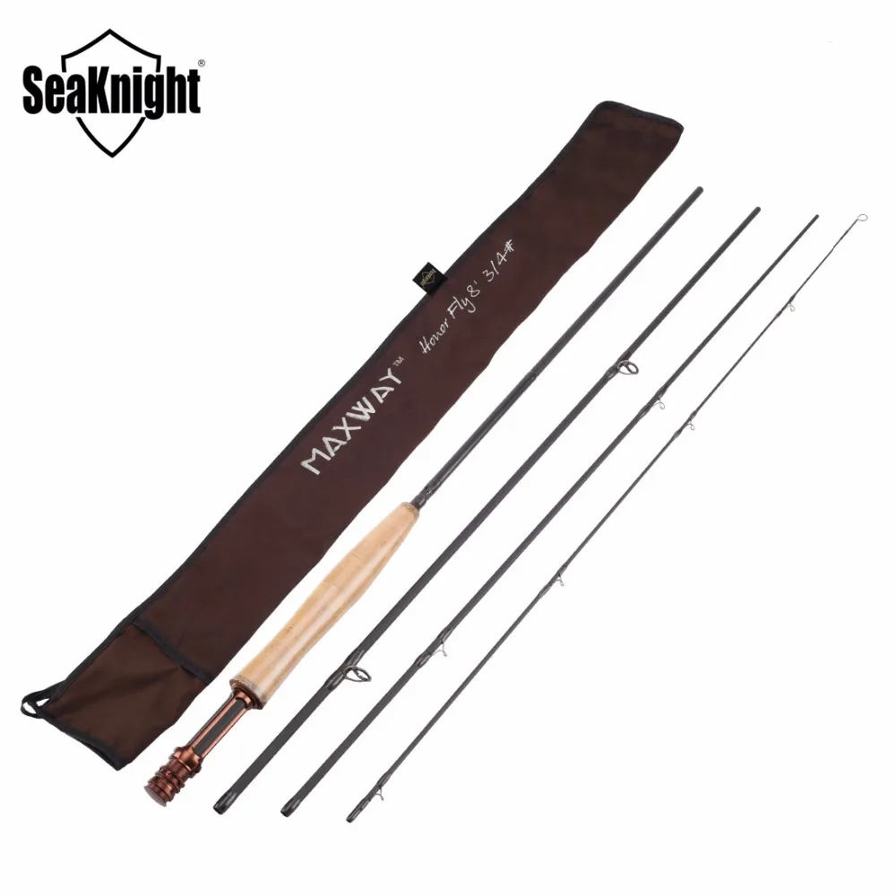 SeaKnight MAXWAY HONOR Series Новинка 3/4 #4 секции 2 4 M 40T углеродная 3A мягкая деревянная ручка