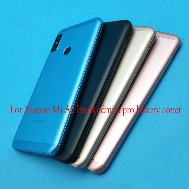 Оригинальный Сменный Чехол для Xiaomi mi A2 Lite чехол аккумулятора с кнопками