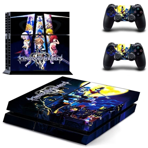 GYTM1930 Игра Королевство наклейка в виде сердца PS4 кожи наклейка для sony playstation 4 консоли и контроллеры PS4 скины наклейки s винил - Цвет: GYTM1930